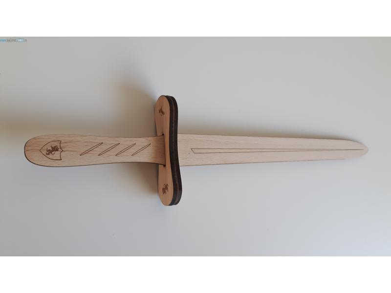 Lesen meč z gravuro imena