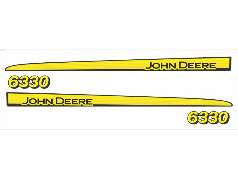 Nalepka John Deere 6330