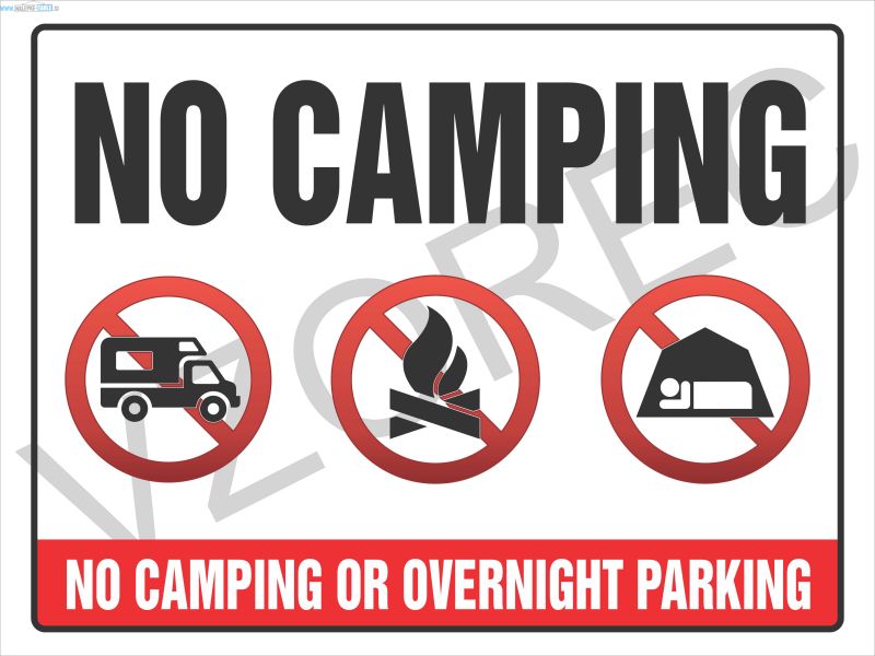 No camping 