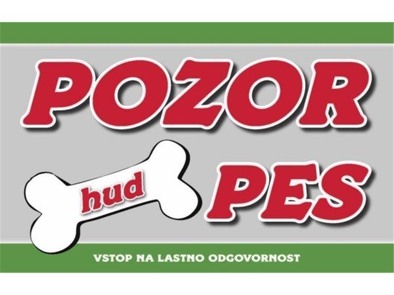 POZOR HUD PES ZELENA