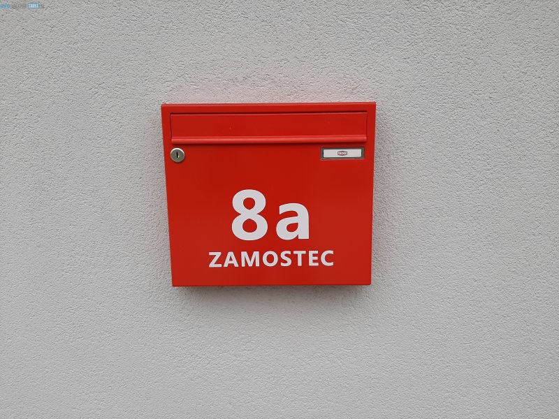 Hišna številka nalepka