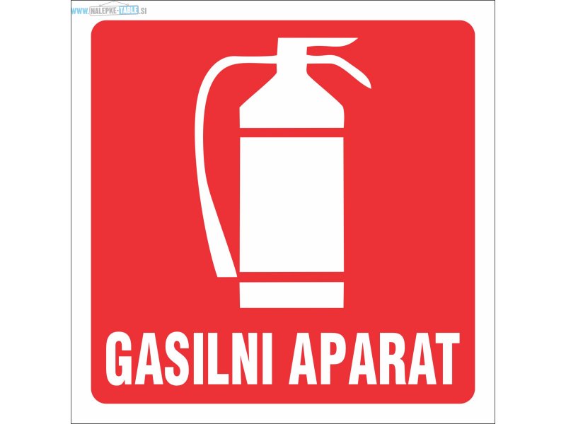 Gasilni aparat znak