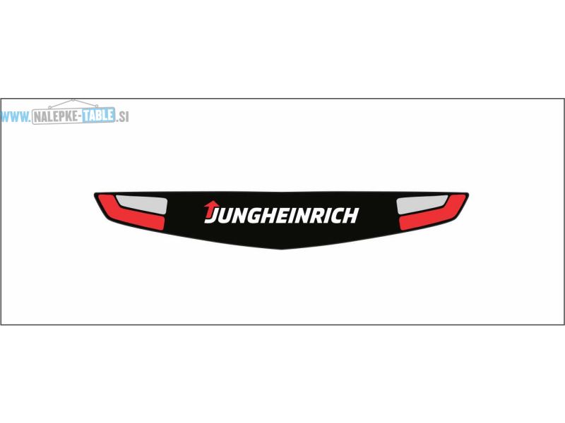 Nalepka viličar Jungheinrich zadaj