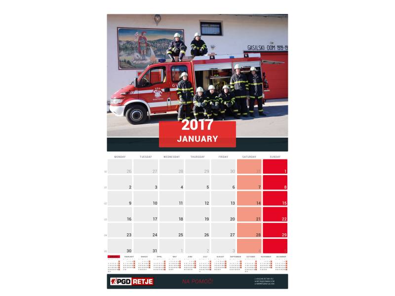 GASILSKI KOLEDAR PO NAROČILU