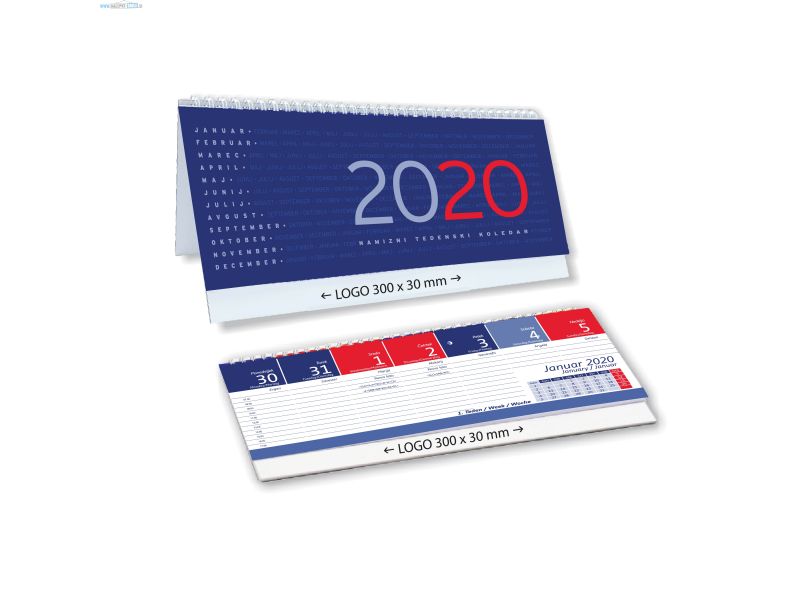 Namizni pokončni koledar