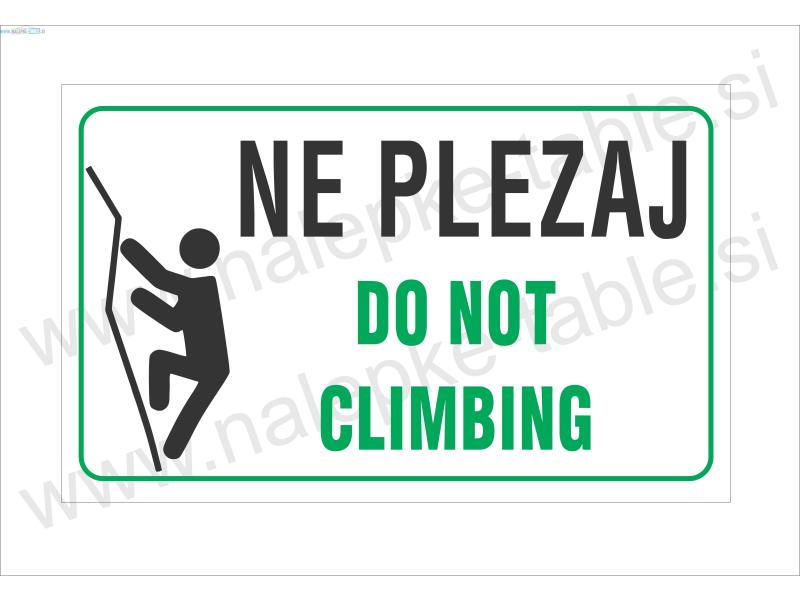 Ne plezaj