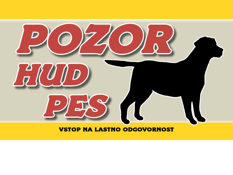 POZOR HUD PES LABRADOREC