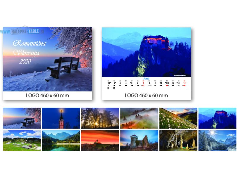 Koledar Romantična Slovenija