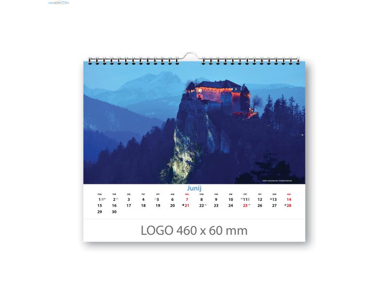 Koledar Romantična Slovenija