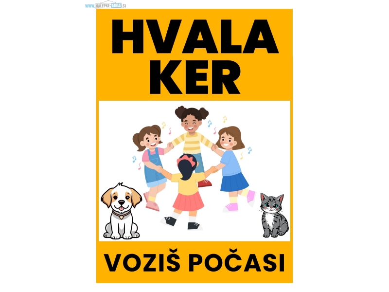Hvala ker vozis počasi