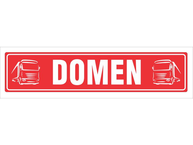 Tablica z imenom voznika