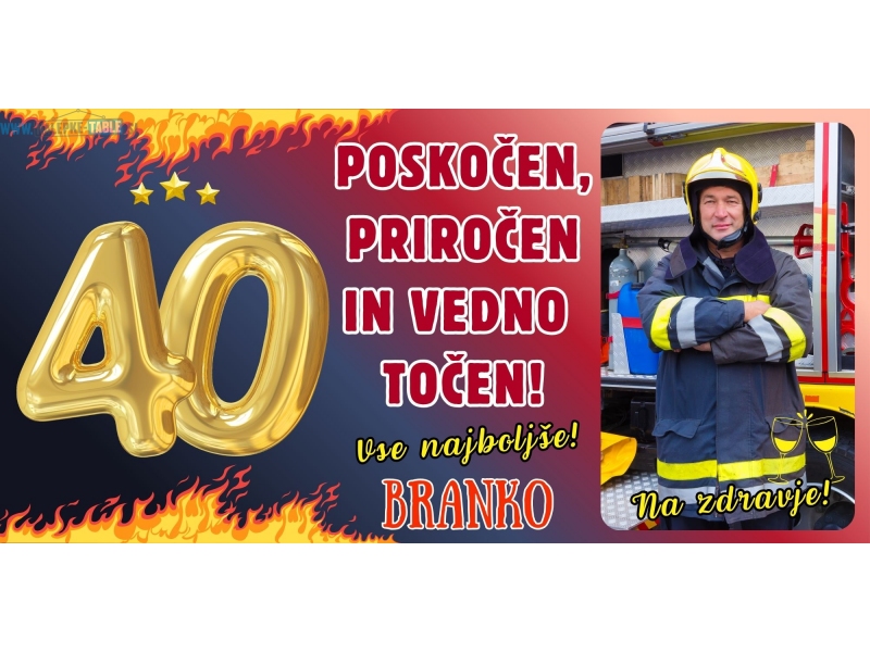 Plakat - transparent Gasilec