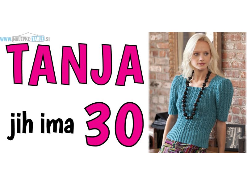 Transparent za rojstni dan zenske