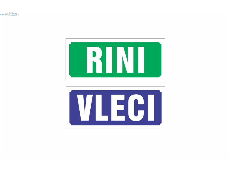 Nalepka RINI - VLECI
