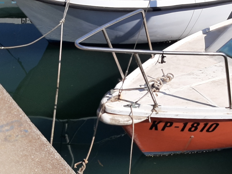 Registracijska nalepka za čoln - črna