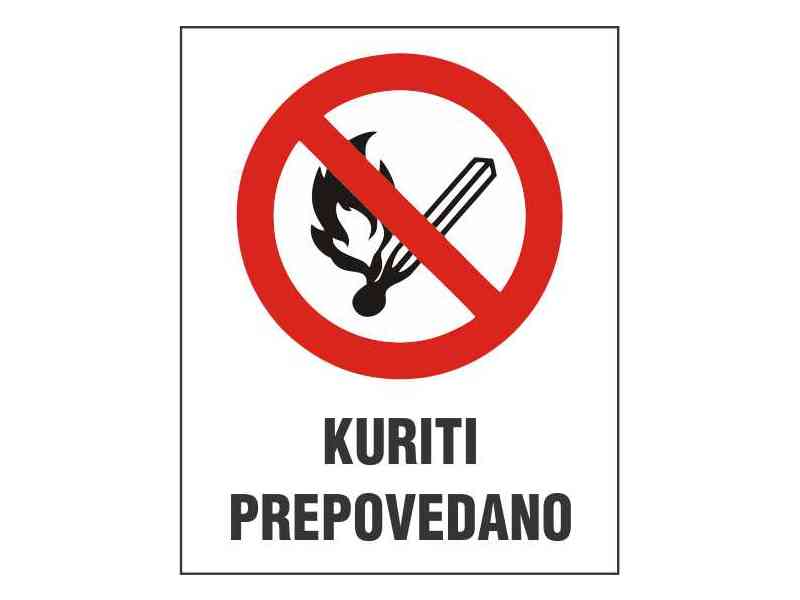 Kuriti prepovedano
