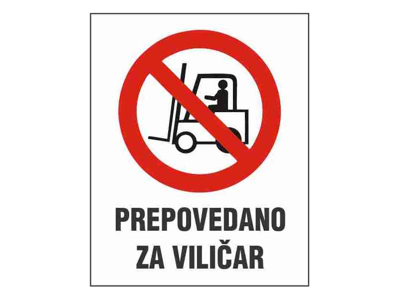 Prepovedano za vilicar