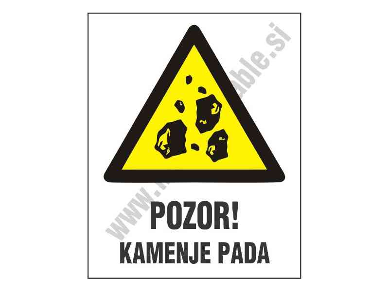 Pozor kamenje pada