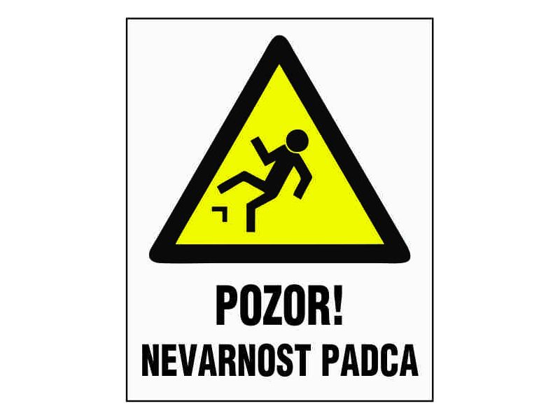 Pozor nevarnost padca