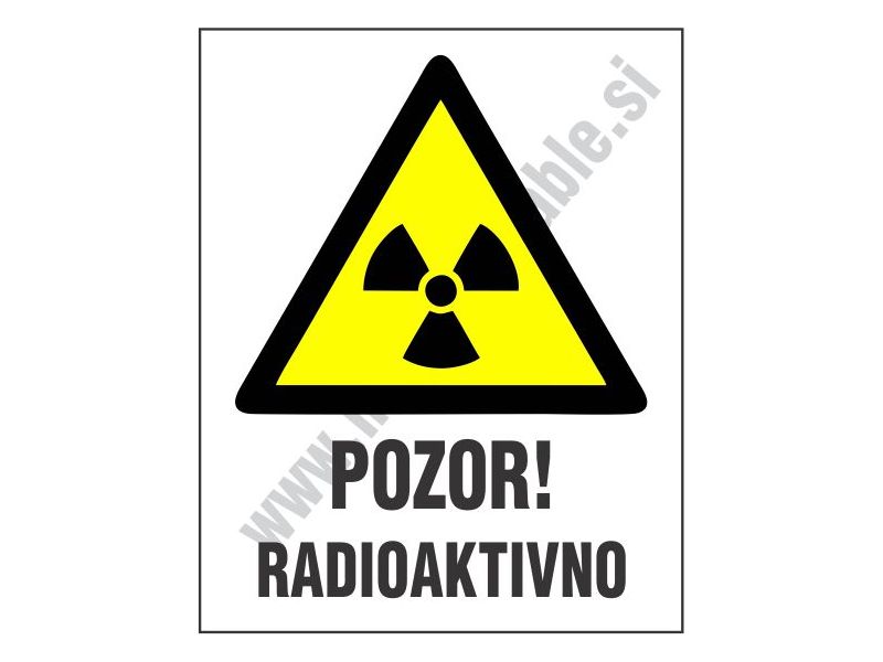 Pozor radioaktivno