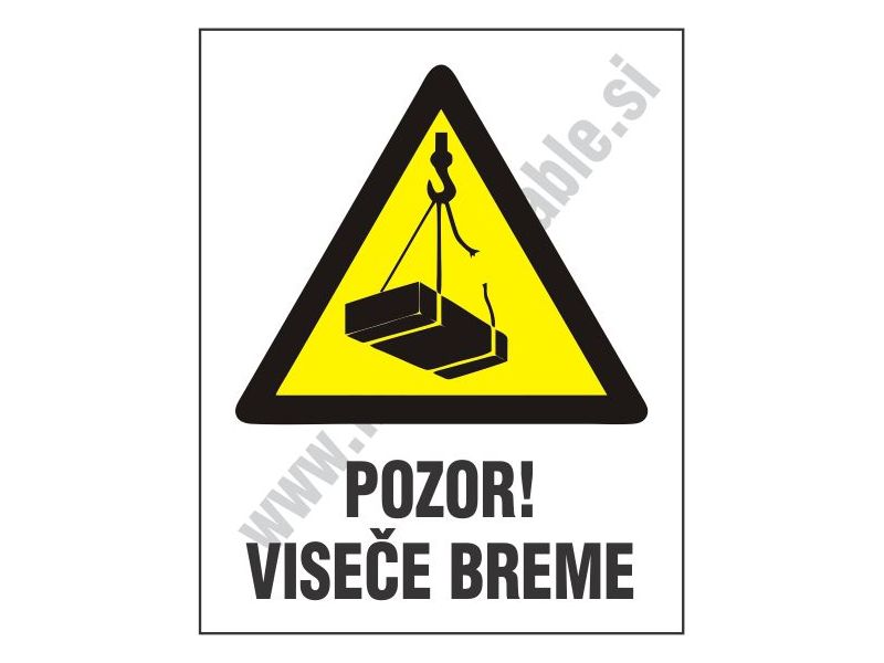 Pozor visece breme