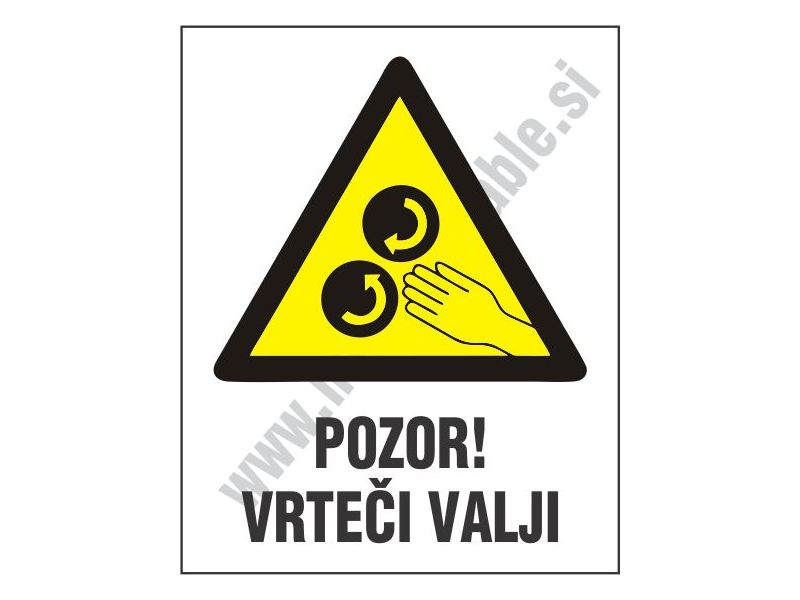 Pozor vrteci valji