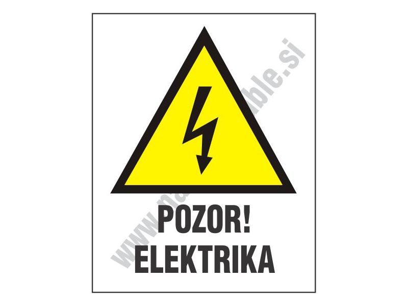 Pozor elektrika