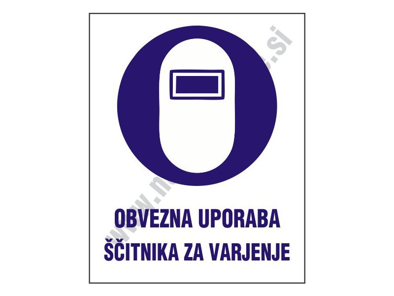 Obvezna uporaba scitnika za varjenje