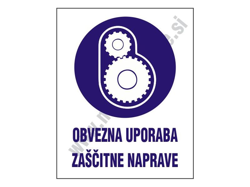 Obvezna uporaba zascitne naprave