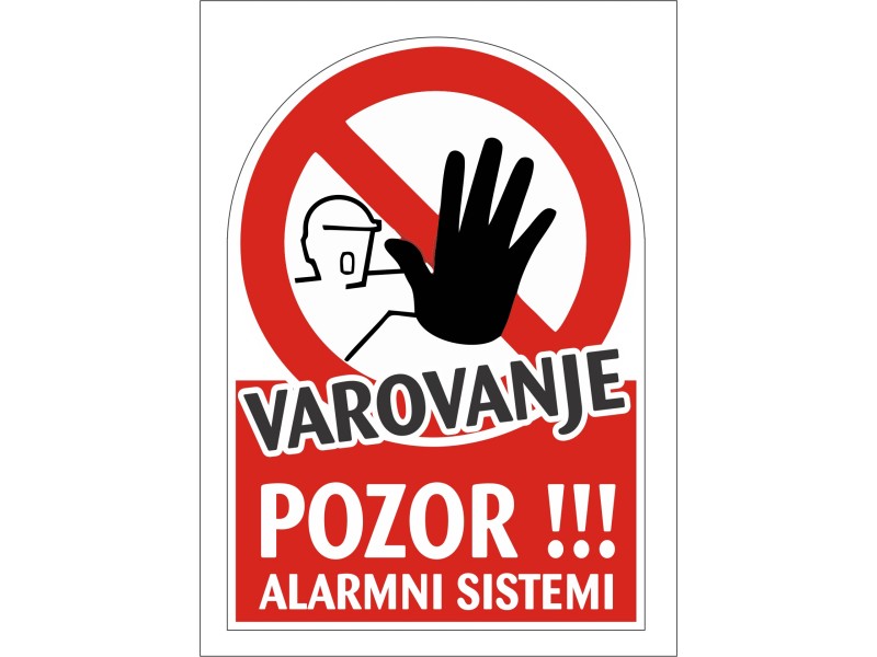 TABLICA ALARM - VAROVANJE