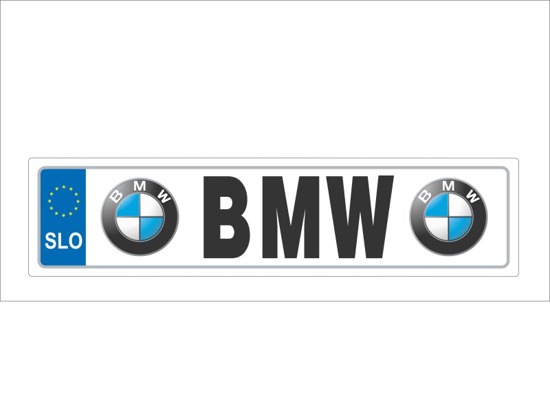 TABLICA BMW