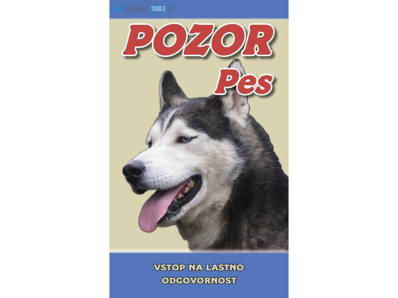 Husky pokončna tabla