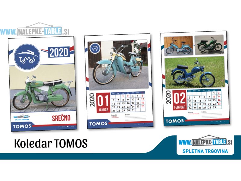Koledar Tomos mopedi