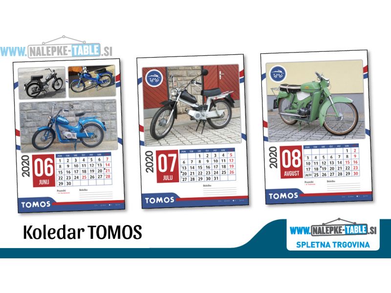 Koledar Tomos mopedi