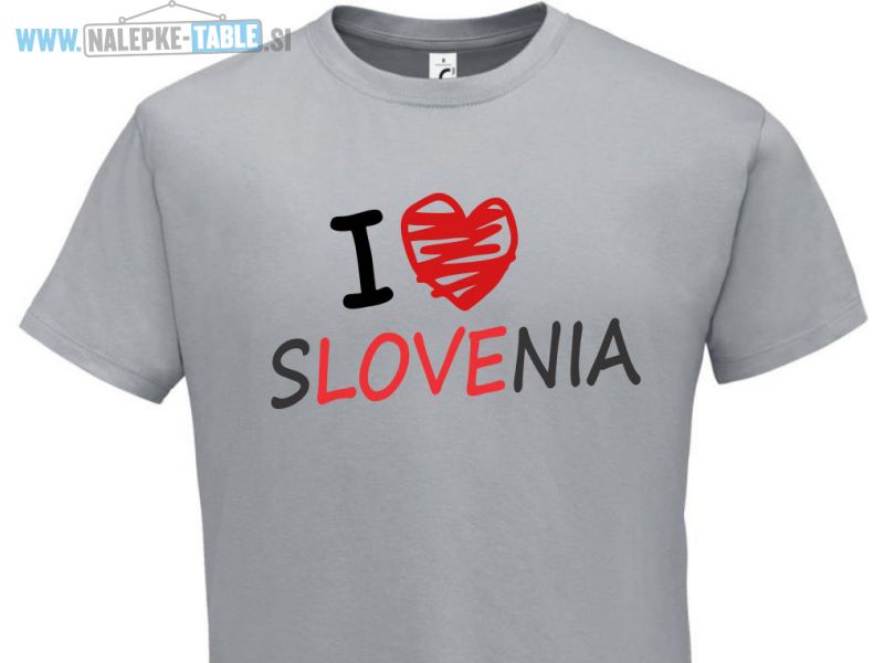 Majica I love Slovenia 