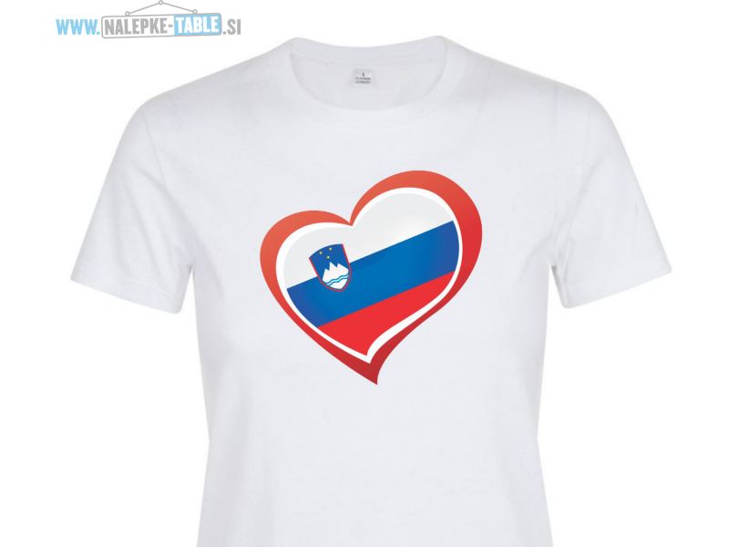 Majica srce Slovenija