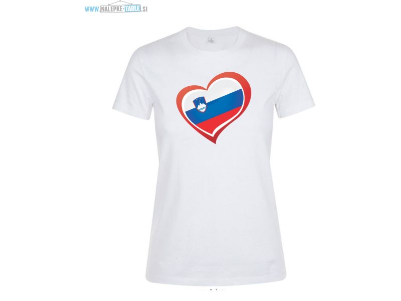 Majica srce Slovenija