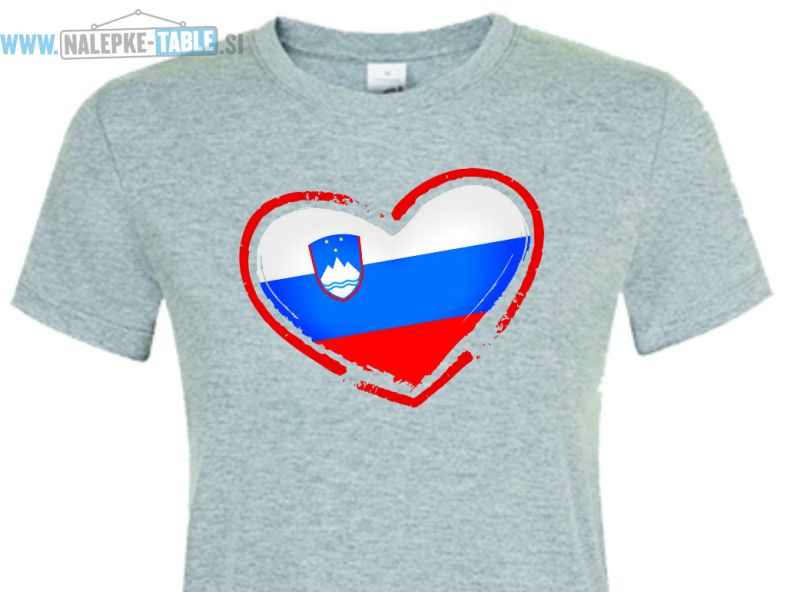 Majica srce Slovenije