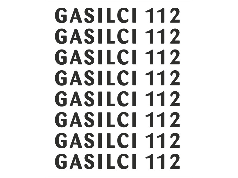 Gasilci 112 NALEPKE