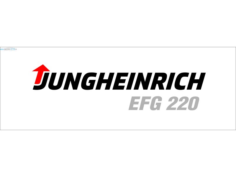 Nalepka viličar Jungheinrich EFG 220