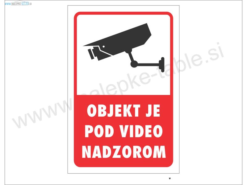 TABLICA VIDEO NADZOR