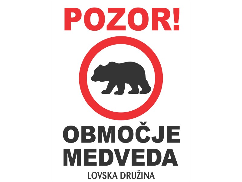 OBMOČJE MEDVEDA