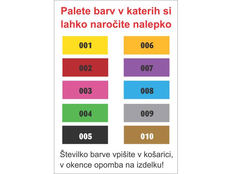 STENSKA NALEPKA START