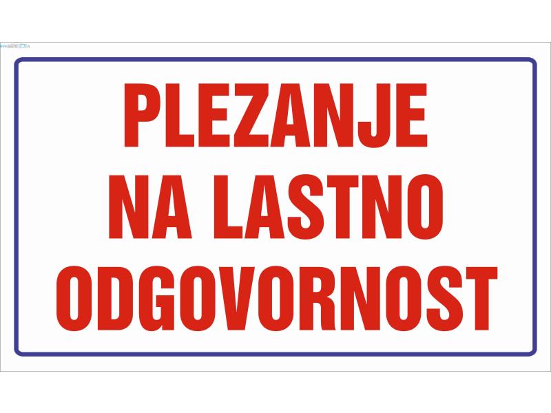 Plezanje na lastno odgovornost