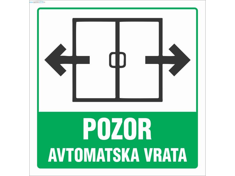 Pozor avtomatska vrata