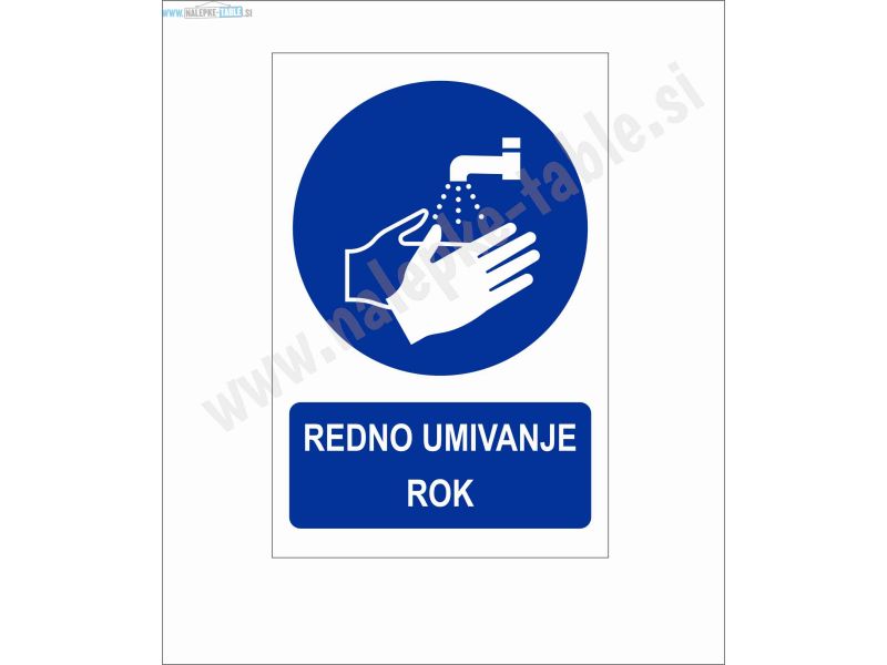 Redno umivanje rok