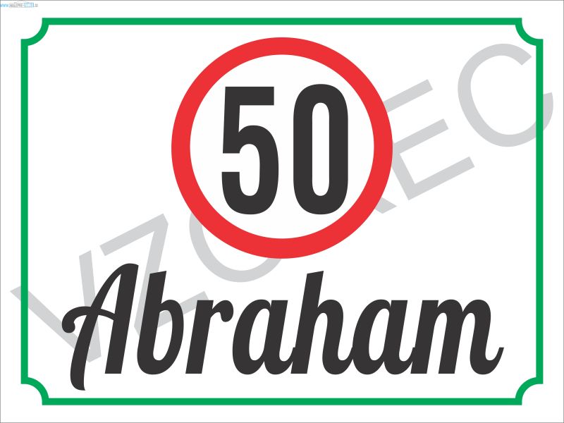 Abraham 50 let