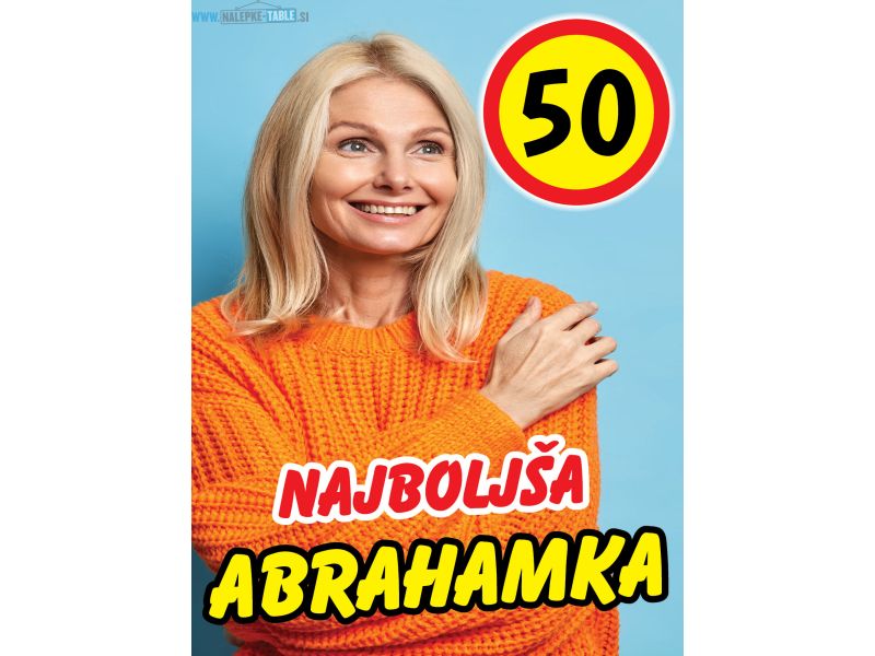 Tabla abrahamka 50 let
