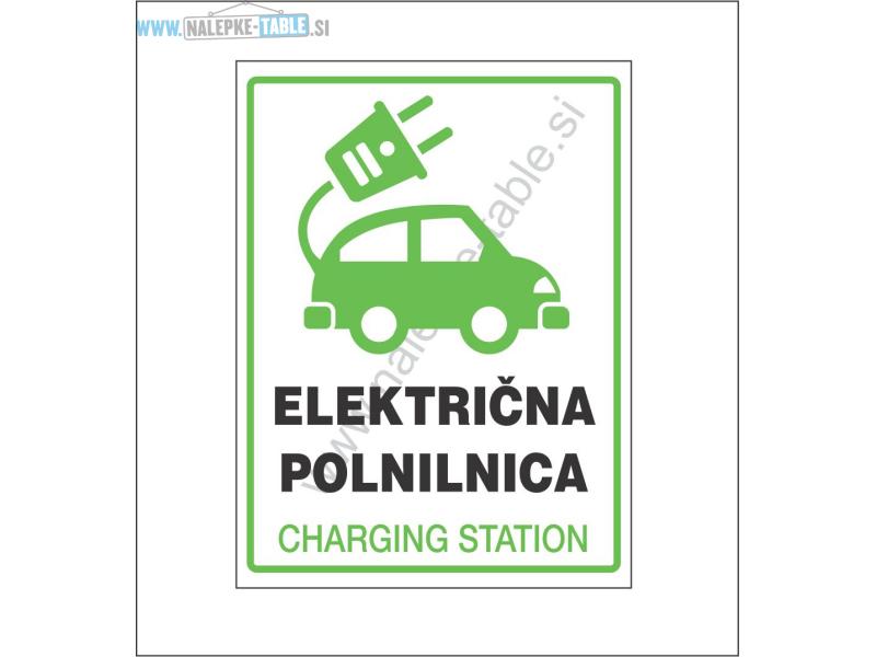 Tabla električna polnilnica