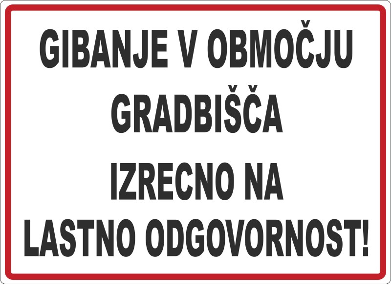 TABLA GIBANJE V OBMOČJU GRADBIŠČA